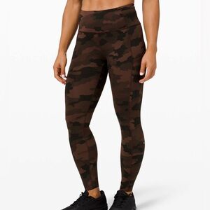 Lululemon Fast and Free Tight II Camo